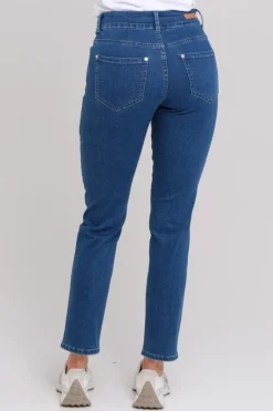 Siri jeans med glidelåser